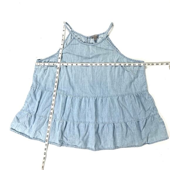 Light Jean Chambray Tank Top - Picture 6 of 9